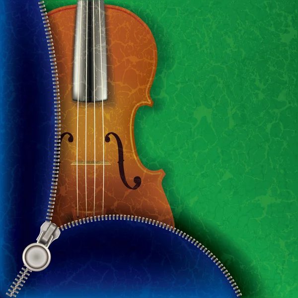 Μουσική υπόκρουση με βιολί — Διανυσματικό Αρχείο