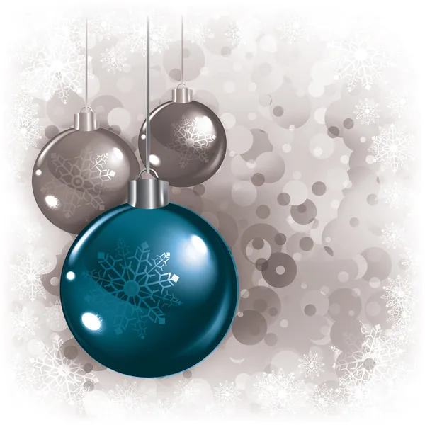 クリスマス飾りの抽象的な背景 — ストックベクタ
