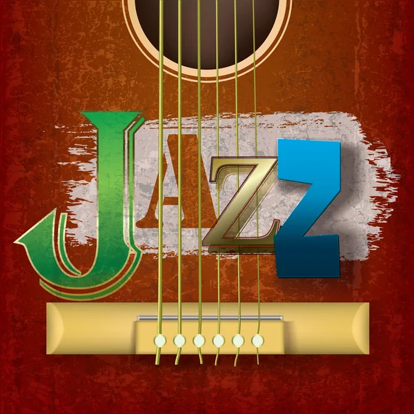 Abstract jazz music background — Stock Vector