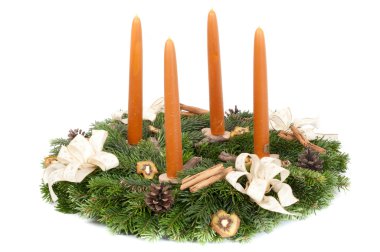 Advent wreath clipart