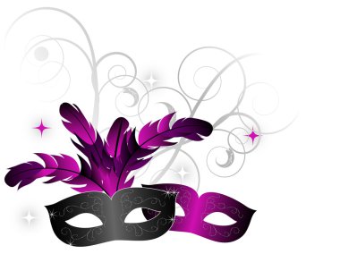 Carnival masks clipart