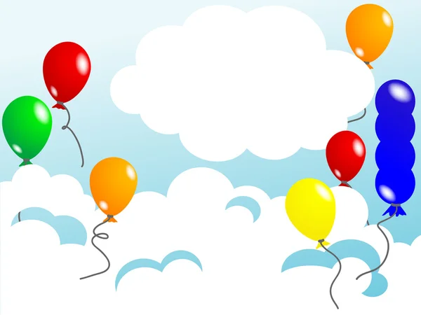 Partij ballonnen — Stockvector