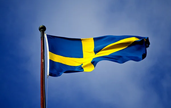 stock image Swedish flag