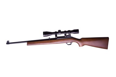 Rifle with scope clipart