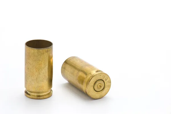 9mm shell casings — Stock Photo, Image