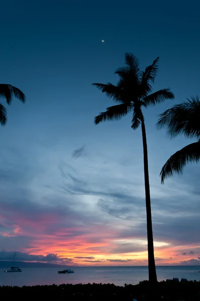 Puesta de sol Maui Imagen De Stock