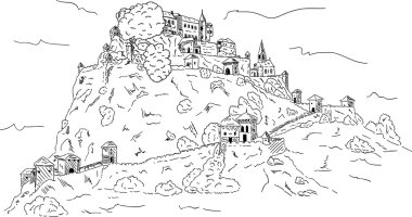 Hochosterwitz Castle clipart