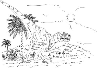 dinozor yürüyüş