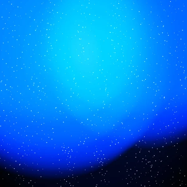 Blauer Nebel Licht Kreise Hintergrund. — Stockvektor