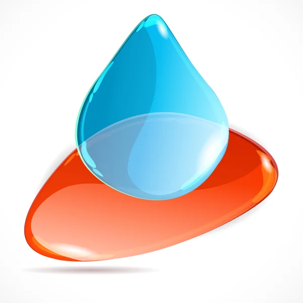 Résumé fond de forme de verre coloré — Image vectorielle