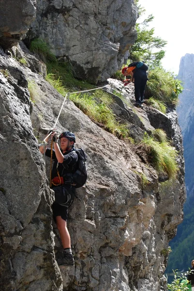 dağ tırmanışı dachstein yakınındaki vorderer gosausee