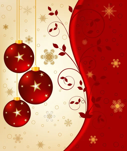 Kerstmis achtergrond vector — Stockvector