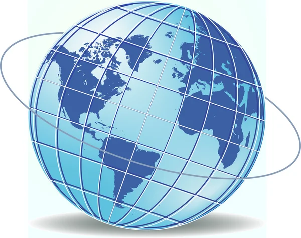 Globe pozadí — Stockový vektor