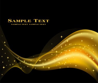 Abstract golden background clipart