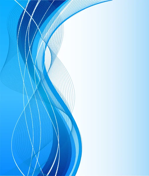 Blue abstract design — Stok Vektör