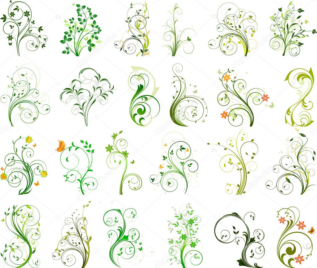 Ornamental design elements - vector Stock Vector Image by ©vanias #7289564