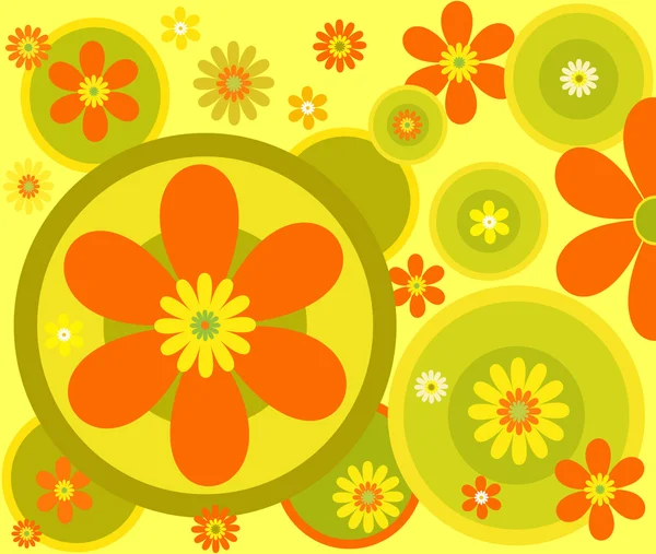 Floral background vector — Stock Vector