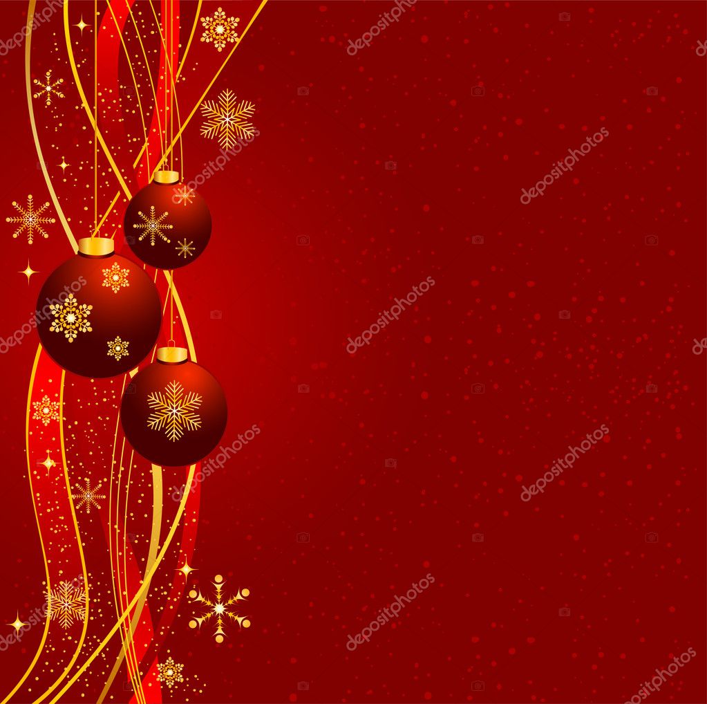 Christmas Background Vector By Vanias   Stock Vector | Christmas