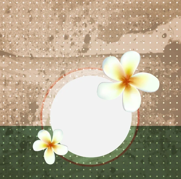 Vintage old style scrapbook paper flowers background — 스톡 사진
