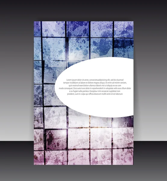 Flyer or Cover Design. Folder design content background. editabl — Stock Vector