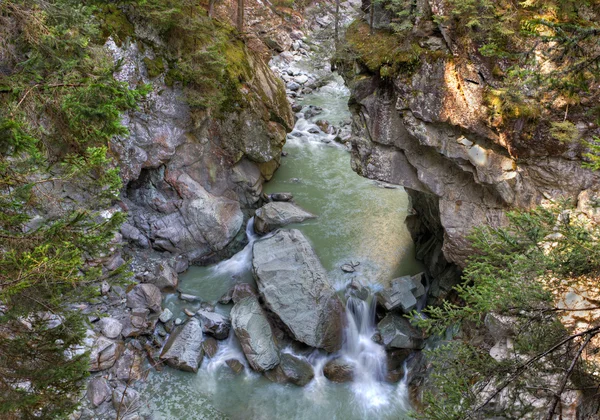 Roffla canyon Switzerland — Stock Photo, Image