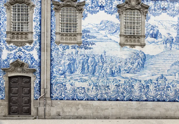 Trabalhos em azulejo em Porto, Portugal — Fotografia de Stock