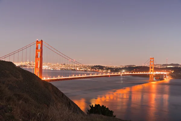 Γέφυρα Golden Gate στο Dusk — Φωτογραφία Αρχείου