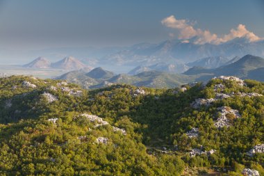 Lovcen national park Montenegro, clipart