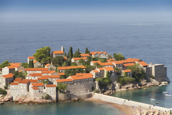 Νησί sveti stefan στο Μαυροβούνιο. — Φωτογραφία Αρχείου