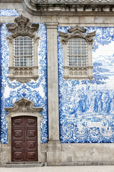 Trabalhos em azulejo em Porto, Portugal — Fotografia de Stock