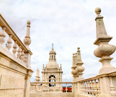 lı tarzı çatı monastery st. Vincent dışında duvar, lisboa