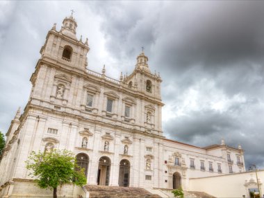 Church and cloister Sao Vicente de Fora Lisbon clipart