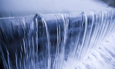 Cool, fresh, clean water cascade clipart
