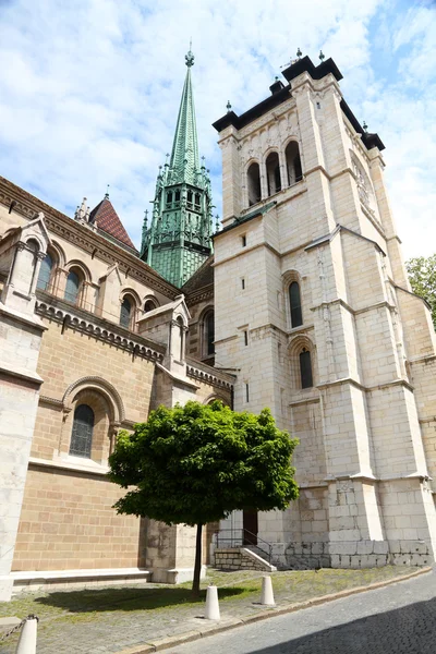 Cathedral St. Peter in Geneva — Stock Photo, Image