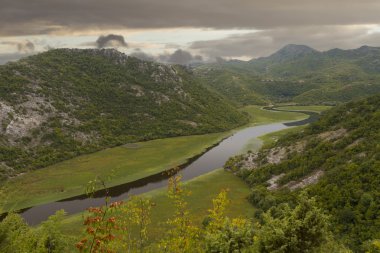 Lake Skadar in Montenegro clipart