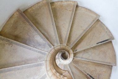 Spiral staircase of Sintra national palace clipart