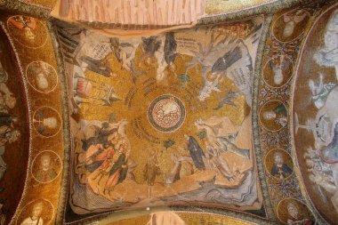 Fine mosaic in Chora church clipart