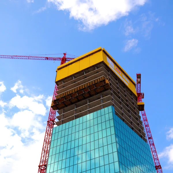 stock image Construction of a modern building