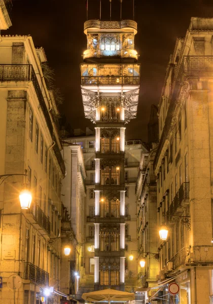 Santa Justa Aufzug Lissabon, portugal — Stockfoto