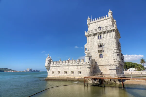 Lizbona twierdza wieża belem, Portugalia — Zdjęcie stockowe