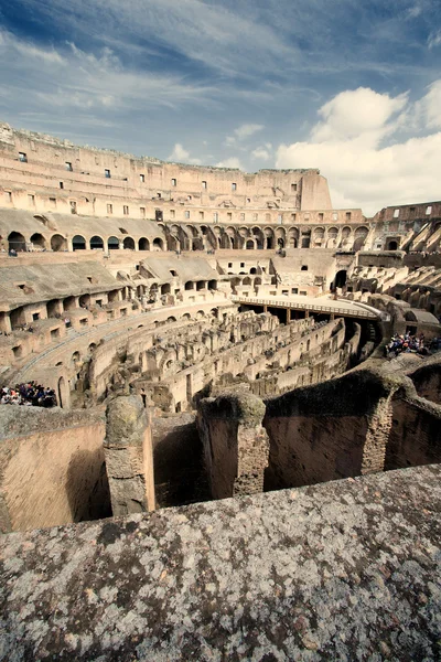 Wnętrza Koloseum — Zdjęcie stockowe
