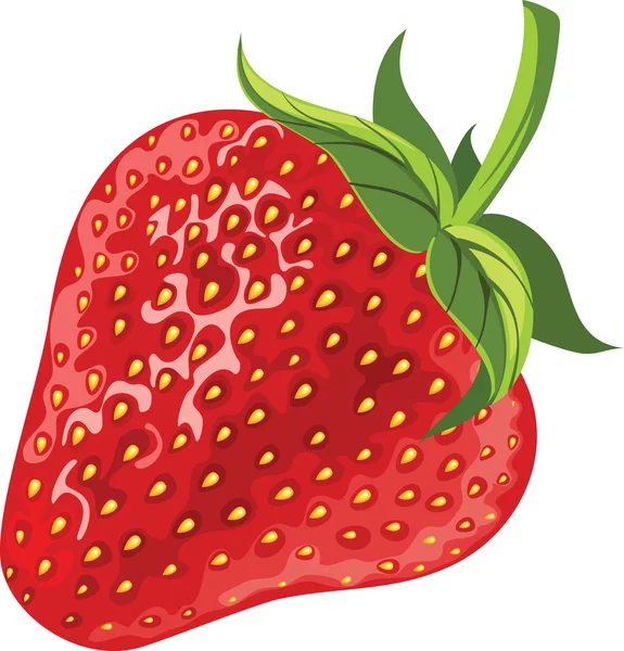 草莓味 免版税图库矢量图片