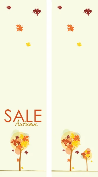 Autumn Sale Banners — Stock Photo, Image