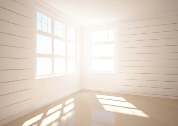 Weißer, leerer Innenraum — Stockfoto