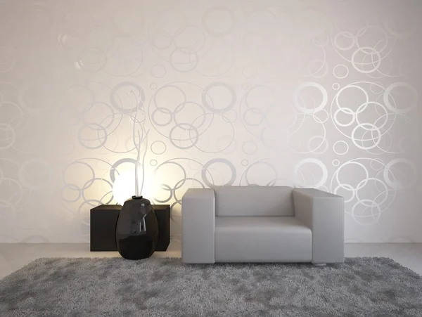 White minimal interior — Stock Photo, Image
