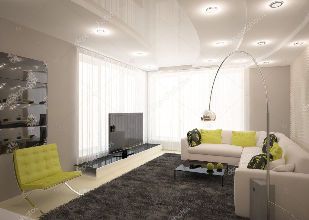 Modern lakberendezés bútor — stock fotó © antoha713 #7885144