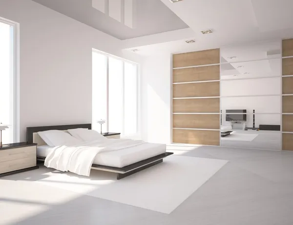 White bedroom — Stock Photo, Image