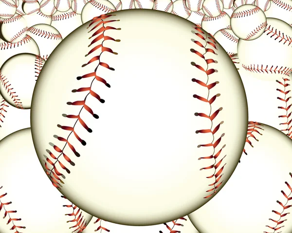Balle baseball — Image vectorielle