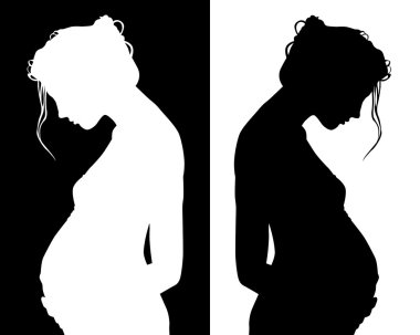 Download Pregnant Woman Free Vector Eps Cdr Ai Svg Vector Illustration Graphic Art