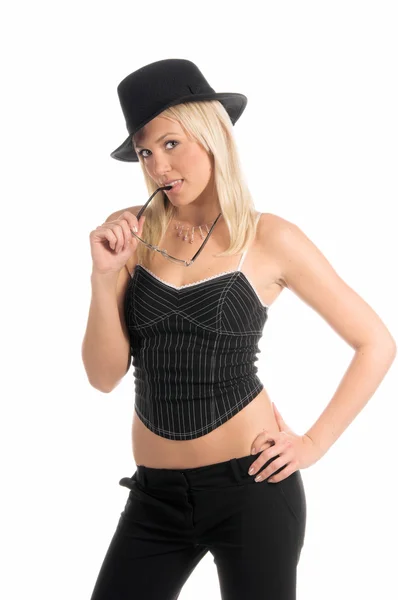 Blonde Gangster — Stock Photo, Image